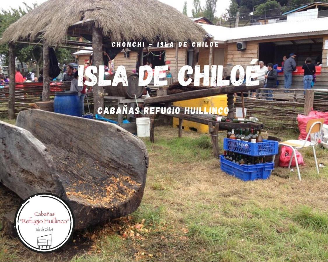 فيلا شونشيفي Cabanas Refugio Huillinco المظهر الخارجي الصورة