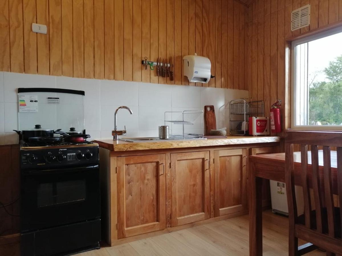 فيلا شونشيفي Cabanas Refugio Huillinco المظهر الخارجي الصورة