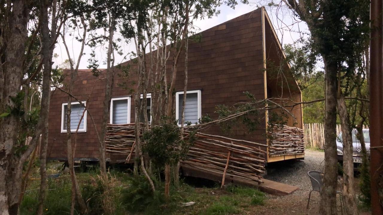 فيلا شونشيفي Cabanas Refugio Huillinco المظهر الخارجي الصورة