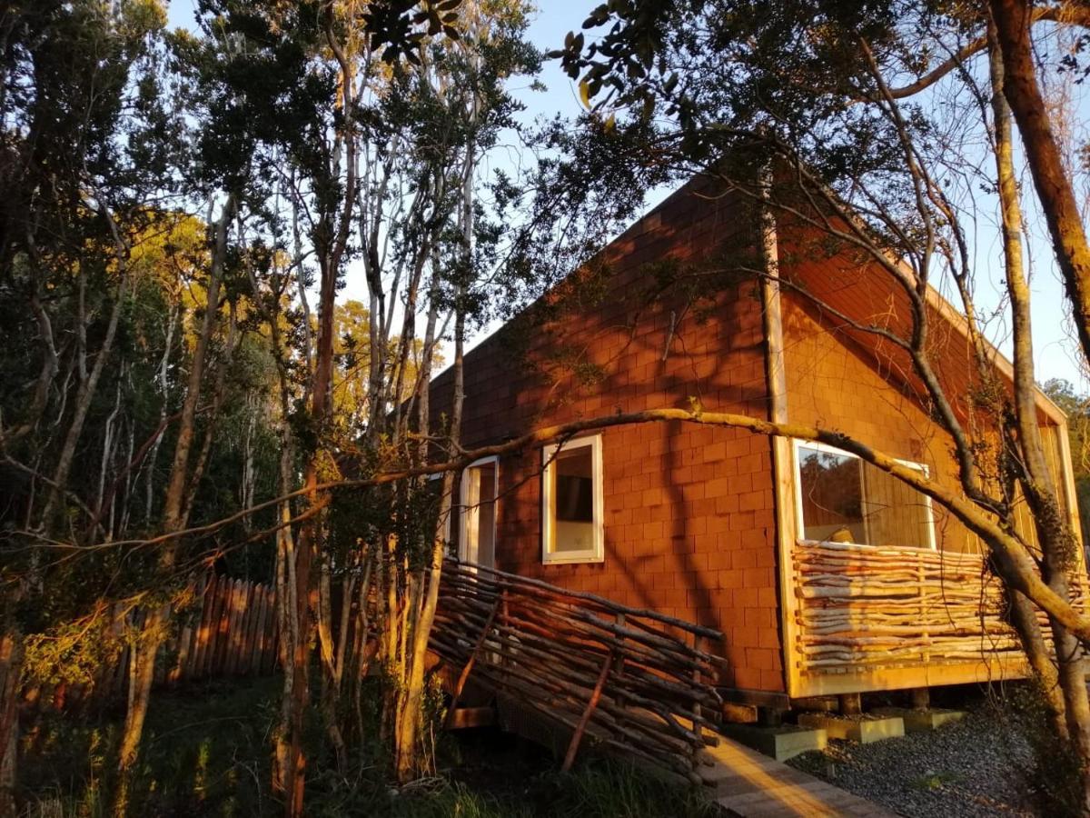 فيلا شونشيفي Cabanas Refugio Huillinco المظهر الخارجي الصورة